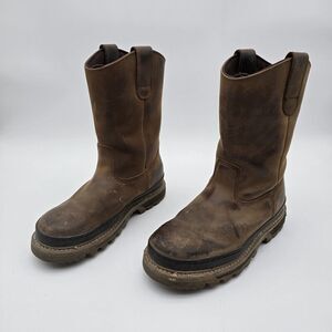 Chinook Boots Mens 8 Brown Tall Winter Waterproof Rancher Tall Pull On Work Calf